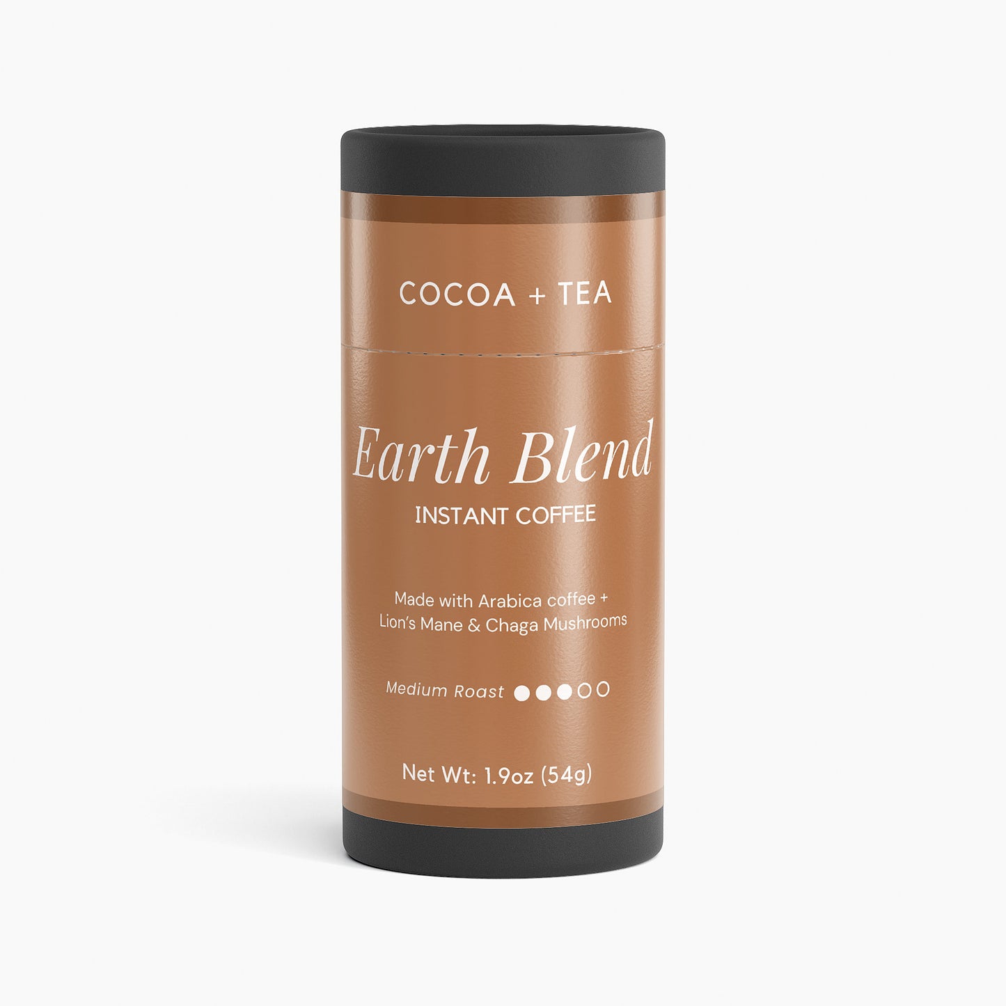 Earth Blend Instant Mushroom Coffee (Medium Roast)