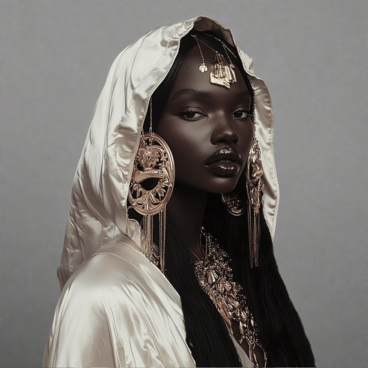 The Hooded Silk Kimono